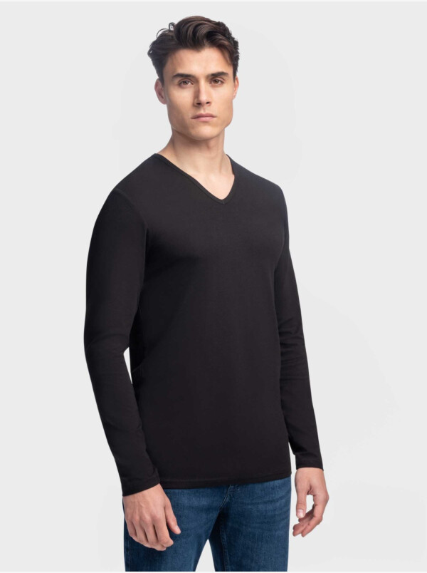 Oslo Longsleeve Shirt, 1-pack Black