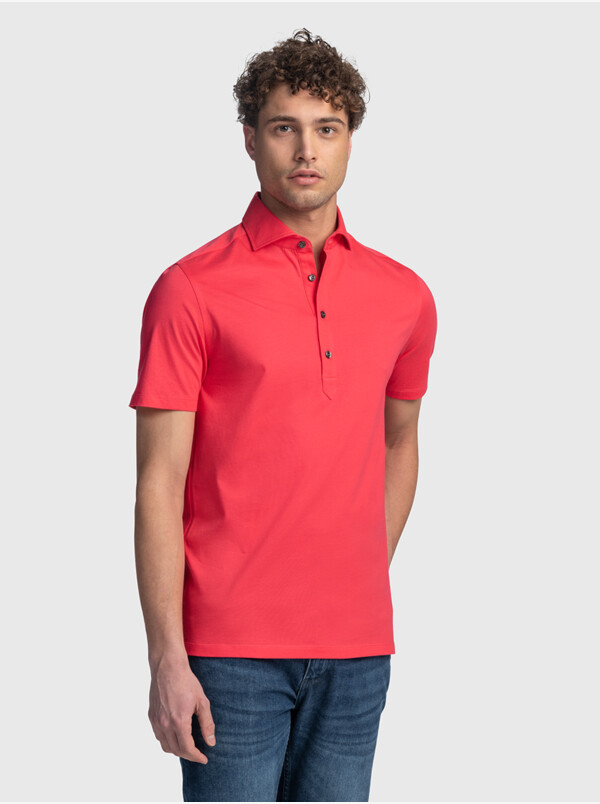 Faro Jersey Poloshirt, Coral red