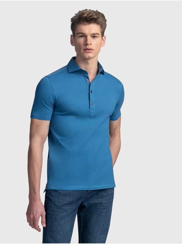 Lagos Poloshirt, Sea Blue