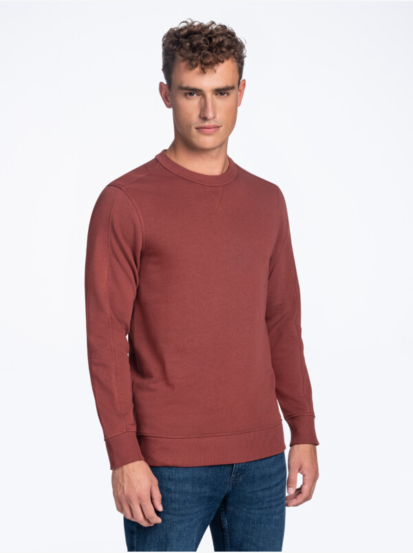 Cambridge Sweater, Brick brown