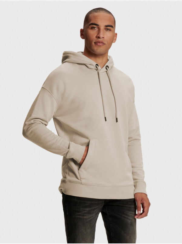 Houston oversized hoodie, Light beige