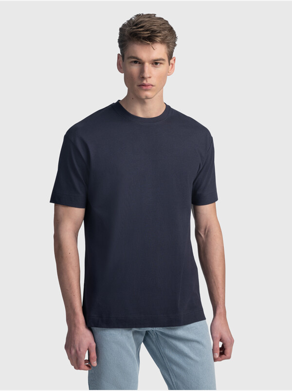 Ohio oversized T-Shirt, Donkerblauw