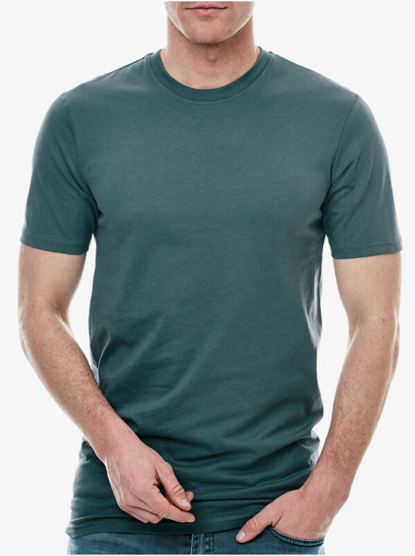 Sydney Lang Heren T-shirt, 1-pack Dark Slate Grey