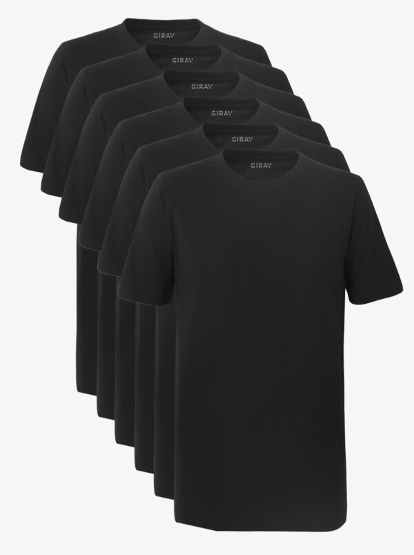 SixPack Sydney Heavy T-shirts, 6-pack Black